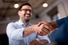 Shaking hands